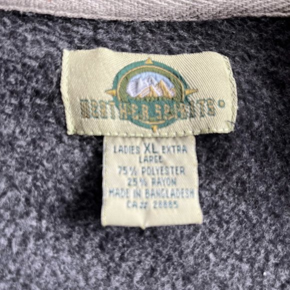 Weather Spirits: Vintage Drop Shoulder Fleece Jacket - Picture 7 of 10